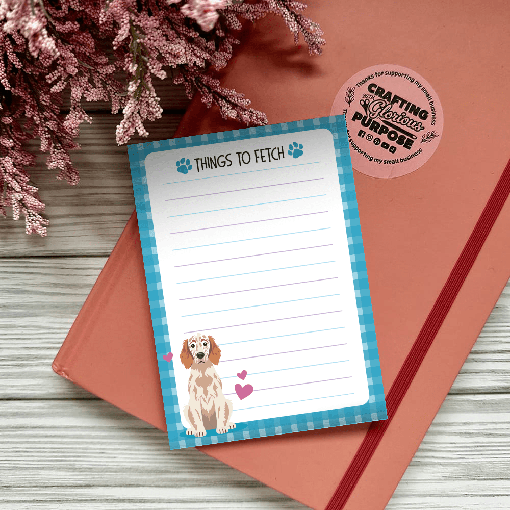 English Setter - Dog Notepad