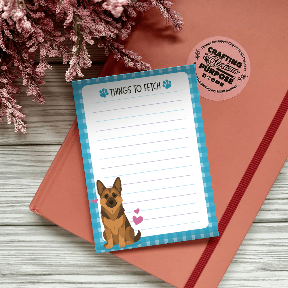 German Shepherd - Dog Notepad