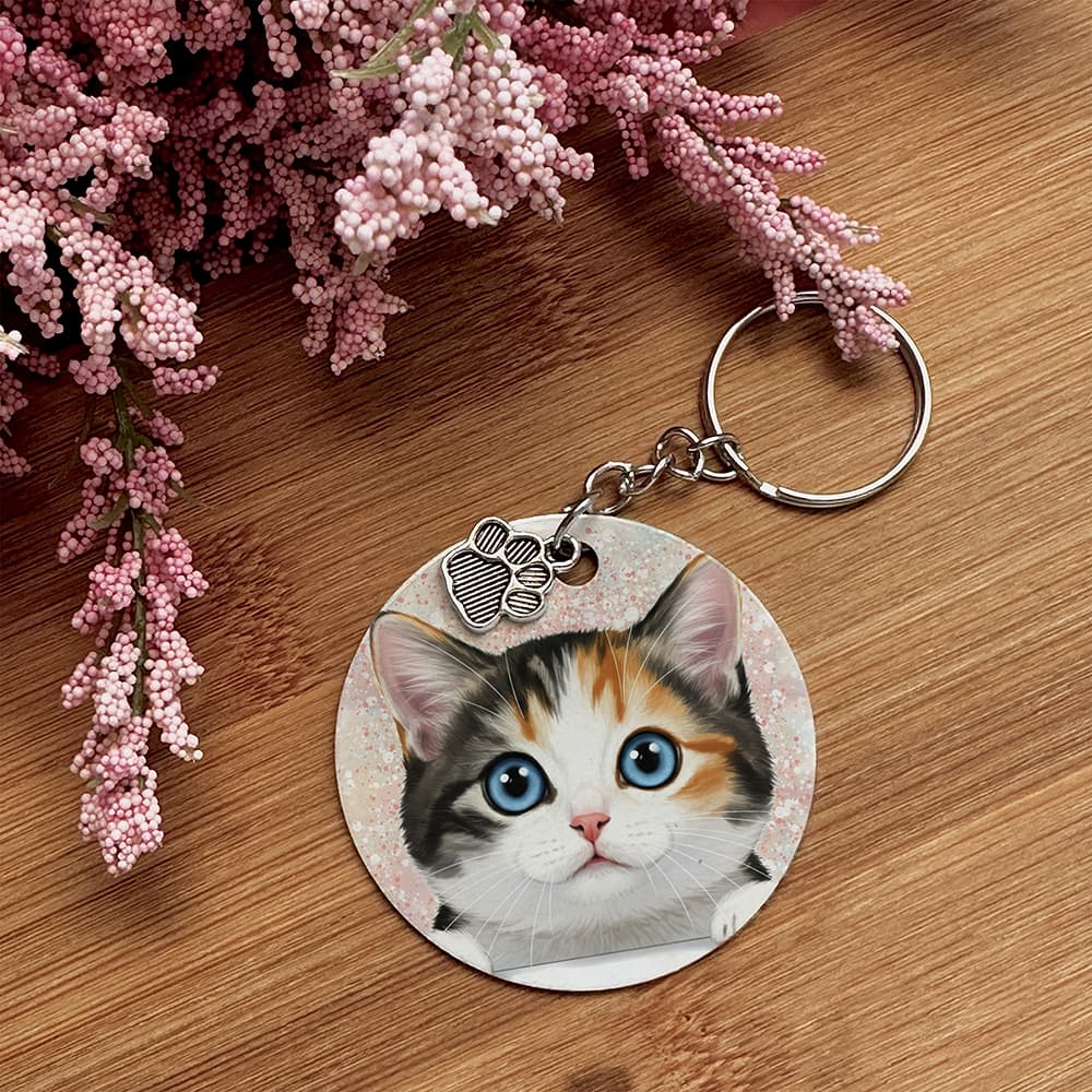 Calico Short Hair - Pet Keychain