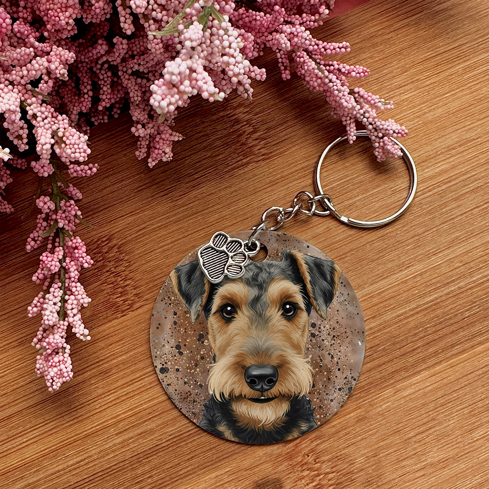 Airedale Terrier - Pet Keychain