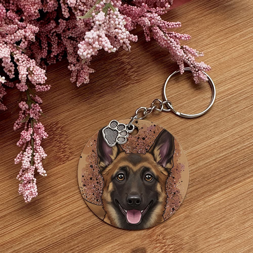 Belgian Malinois - Pet Keychain