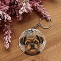 Brussels Griffon - Pet Keychain