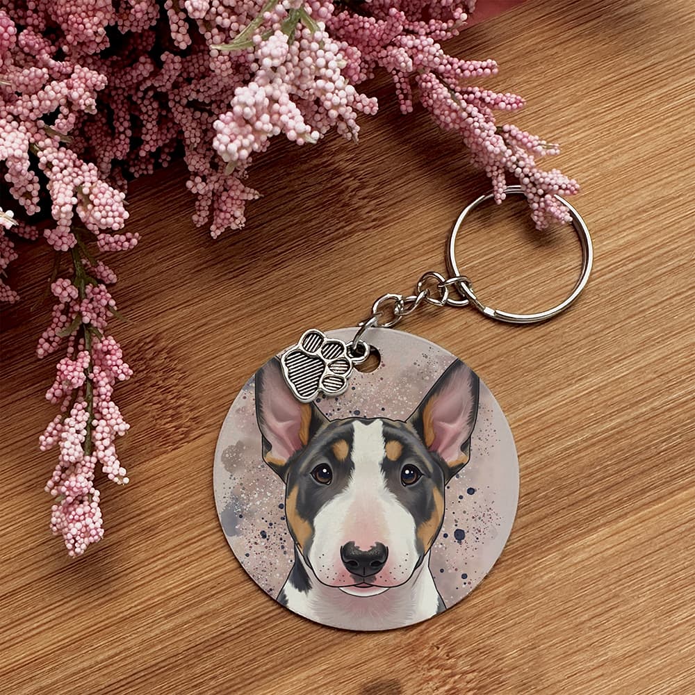 Bull Terrier - Pet Keychain