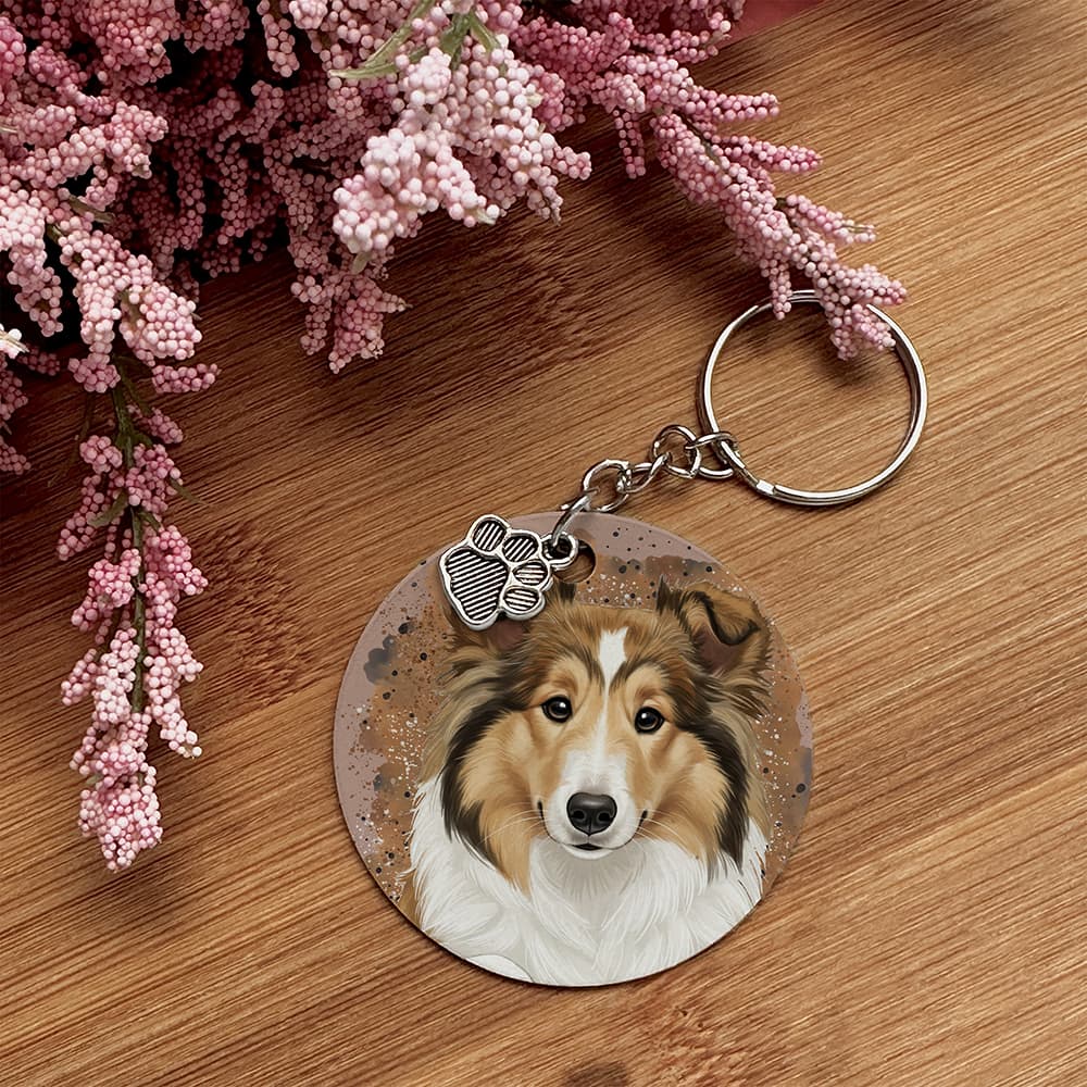 Collie - Pet Keychain