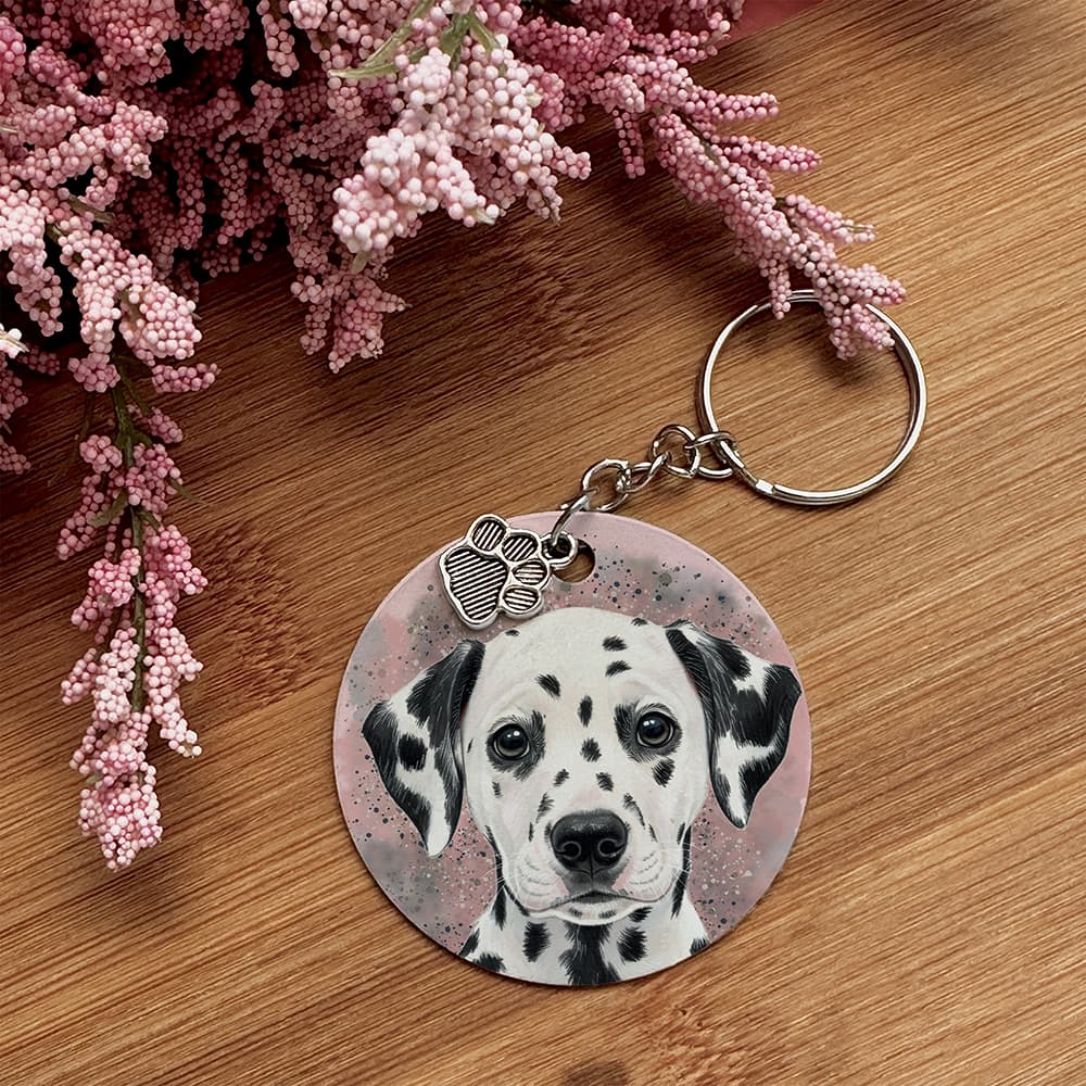 Dalmatian - Pet Keychain