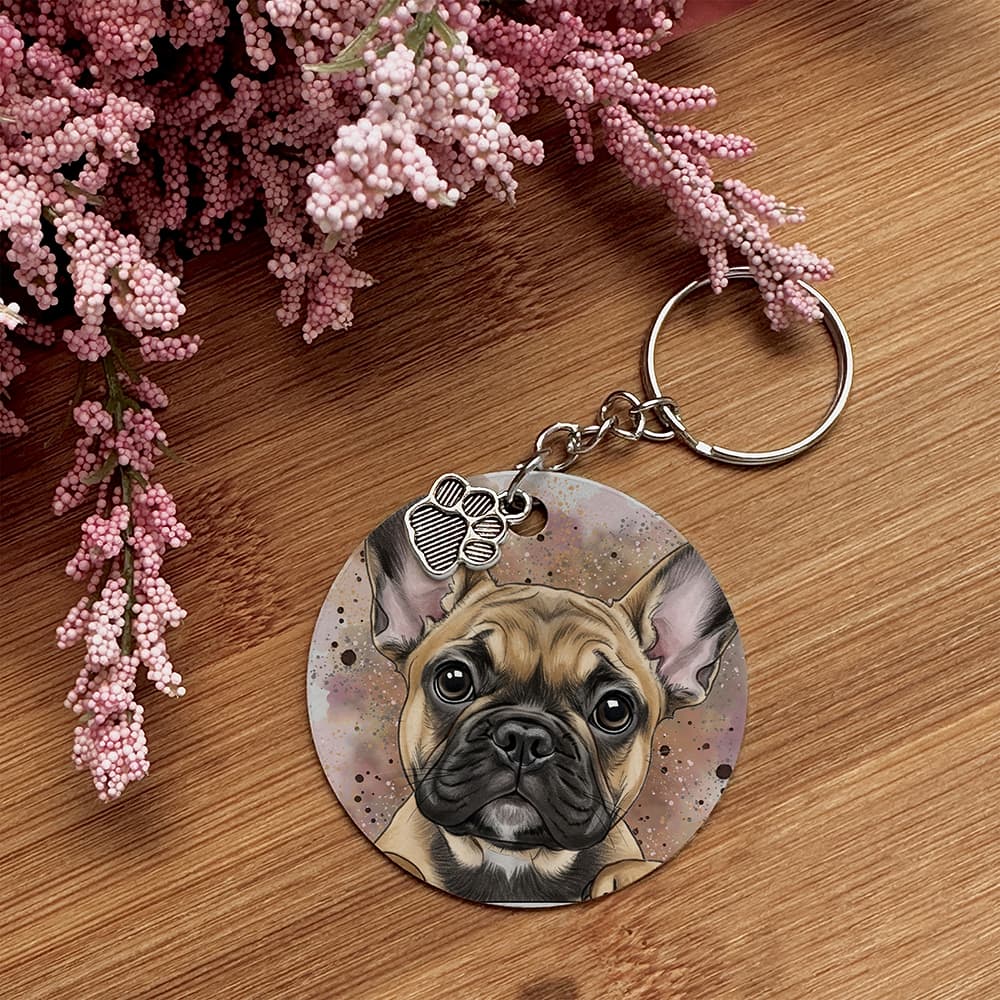 French Bulldog - Pet Keychain