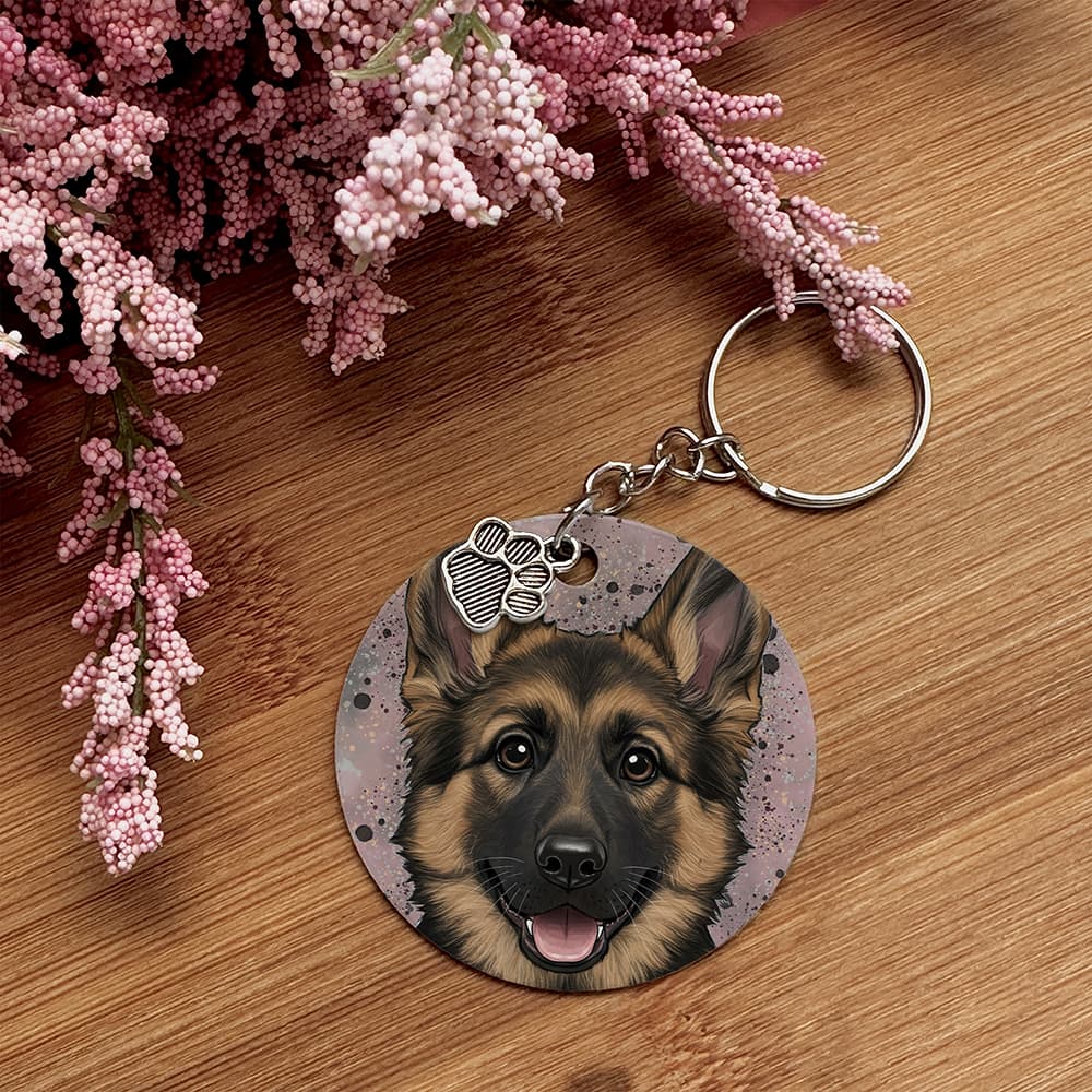 German Shepherd- Pet Keychain
