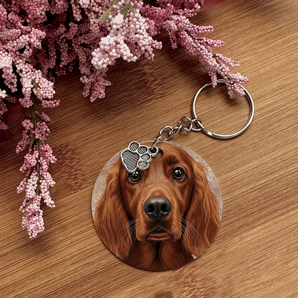 Irish Setter - Pet Keychain