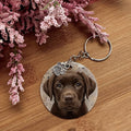 Labrador Retriever (Chocolate) - Pet Keychain