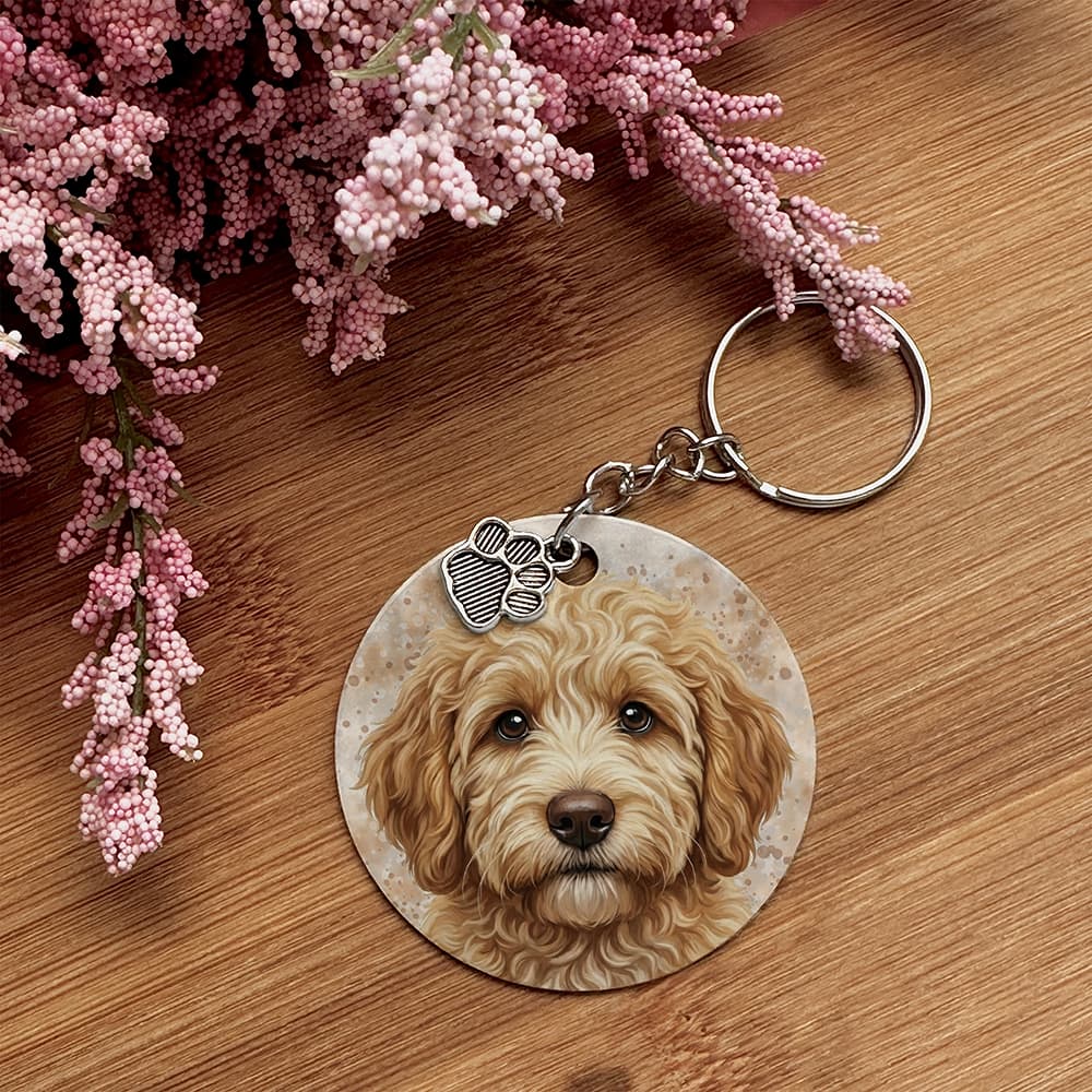 Labradoodle - Pet Keychain