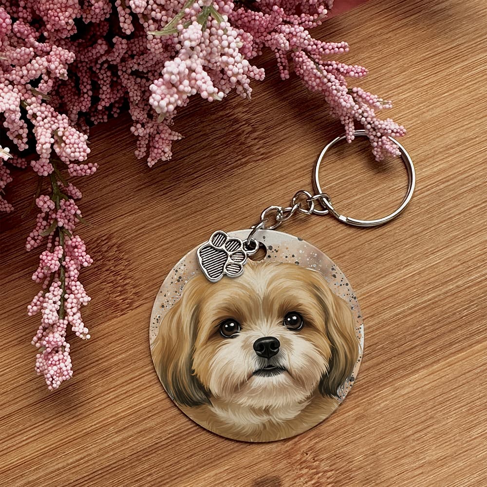 Lhasa Aspo - Pet Keychain