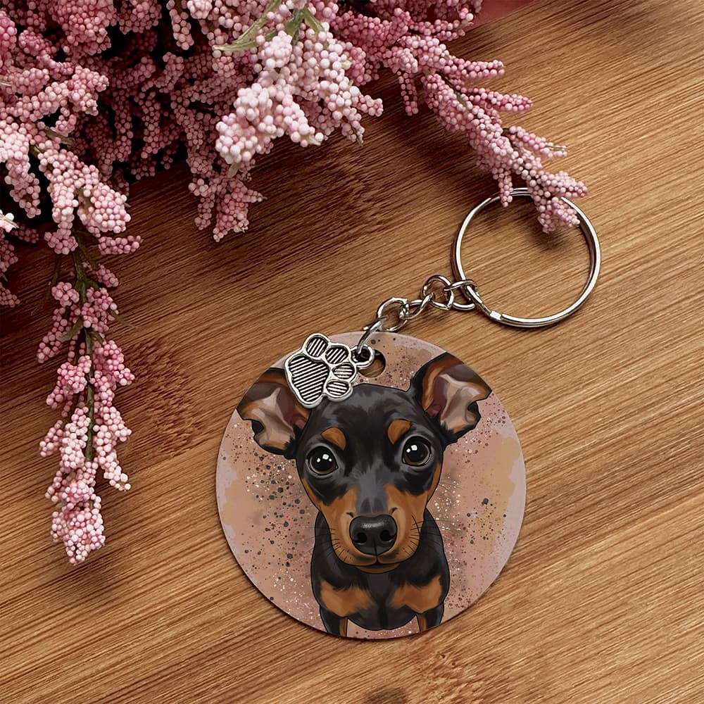 Mini Pinscher - Pet Keychain
