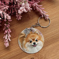 Pomeranian - Pet Keychain
