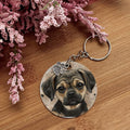 Puggle - Pet Keychain