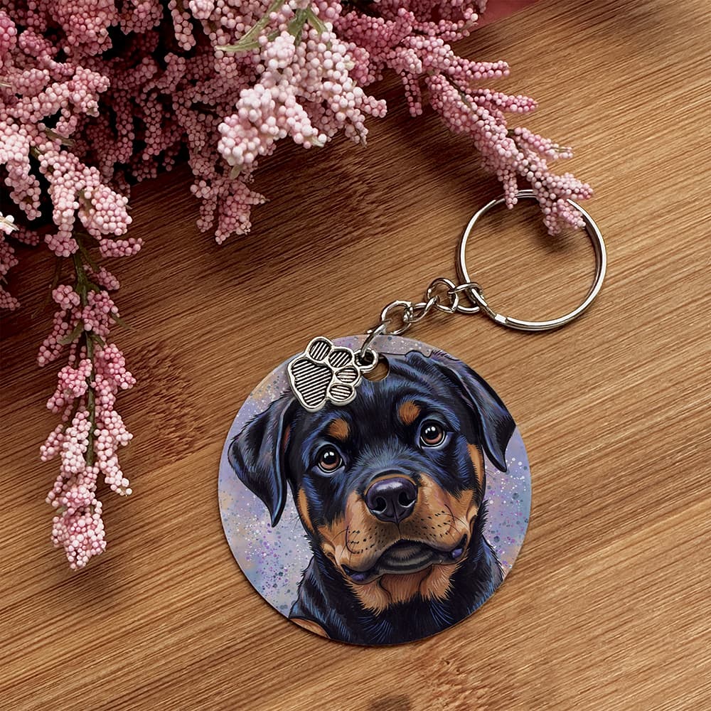 Rottweiler - Pet Keychain