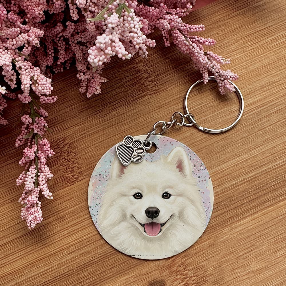 Samoyed - Pet Keychain