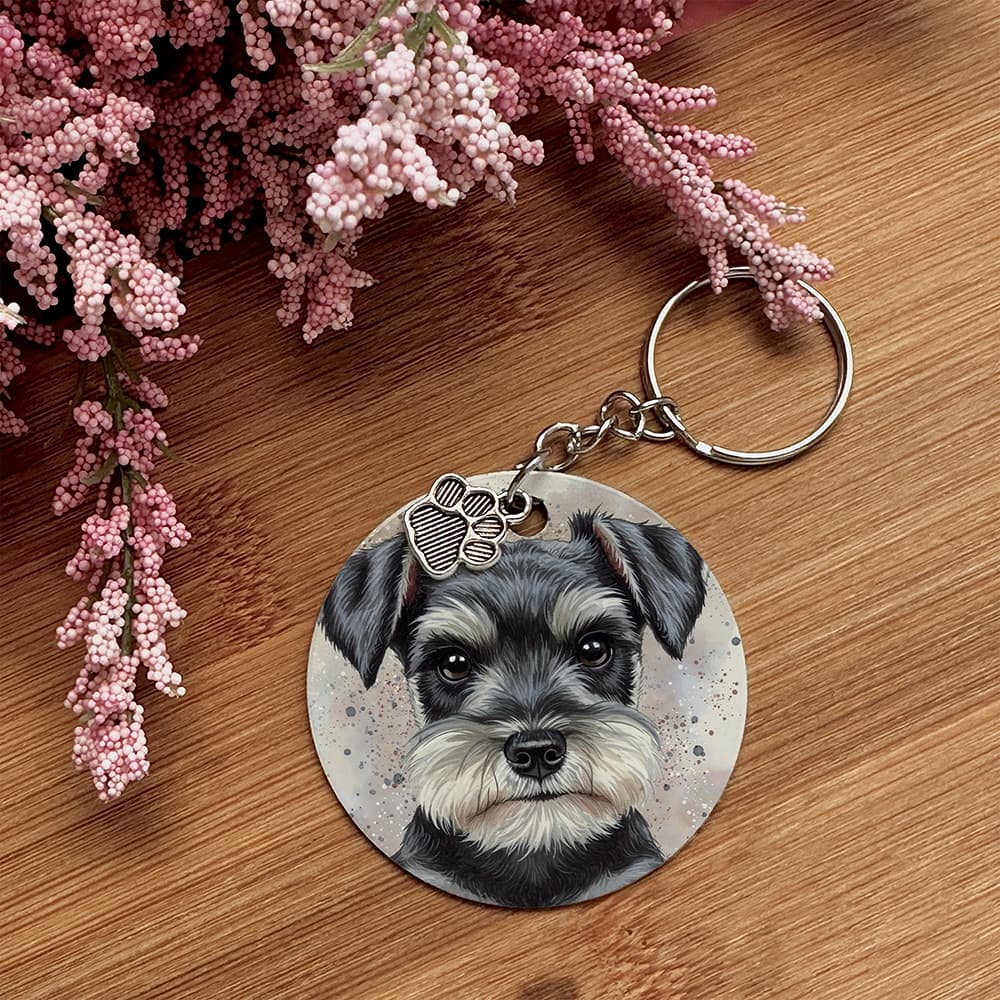 Schnauzer - Pet Keychain