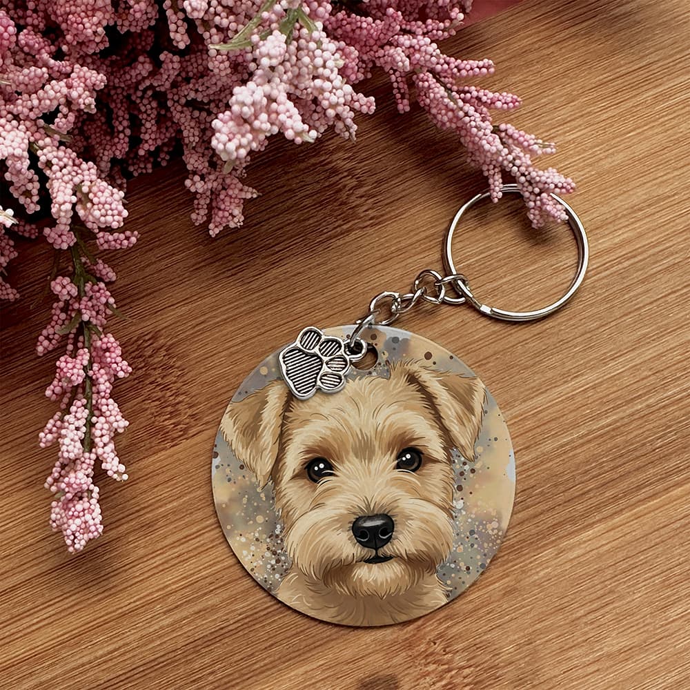 Wheaten Terrier - Pet Keychain