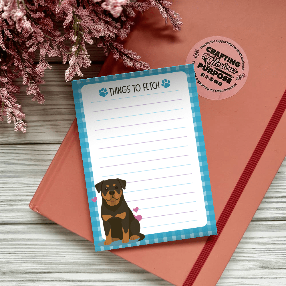 Rottweiler - Dog Notepad